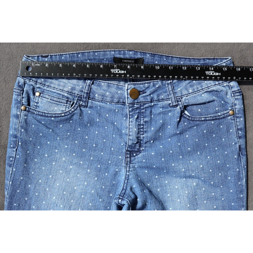 Forever 21 Womens Size 29‎ Denim Jeans Skinny Ankle Pants Blue Stretch Med Wash - Picture 6 of 12